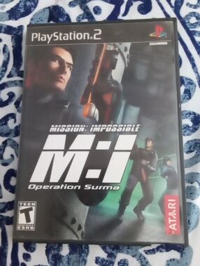 Sony PlayStation 2 Mission: Impossible M:I Operation Surma — Black, White, Green
